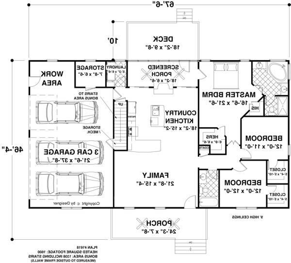 Floorplan image of The Applewood House Plan